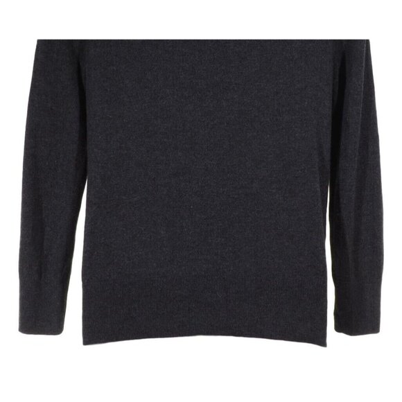 Loft Cardigan Women Small Formal Gray Embossed Beads Stones Jeweled Long Sleeve - Picture 8 of 11